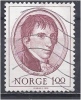 NORWAY 1973 Birth Centenary Of Jacob Aall (industrialist) Purple - 1k. FU - Oblitérés