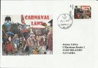 SPAIN NAVARRA LANZ POPULAR CARNIVAL CARNAVAL  TU SELLO ON COVER - Carnaval