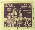 Sweden 1944 Swedish Fleet Lion Of Smalands 10ore - Used - Usati