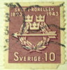 Sweden 1943 Rifle Association Badge 10ore - Used - Used Stamps