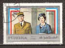 Timbre Emirats (Fujeira) 1971 Y&T N° 629 Oblitéré. In Memorial Of Général De Gaulle. 70 DH - Fujeira