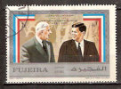 Timbre Emirats (Fujeira) 1971 Y&T N° 630 Oblitéré. In Memorial Of Général De Gaulle. 1 RL - Fujeira