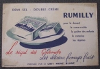 BUVARD RUMILLY FROMAGE FRAIS PREPARE PAR LE LAIT MONT BLANC GRENOBLE DESSINS LD Etat Moyen - Leche