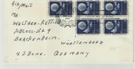 == UNO NY 1956  4*BLOCK +1  FDC MEF - Cartas & Documentos