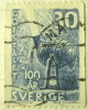 Sweden 1958 Bessemer Tilting Furnace 30ore - Used - Gebruikt