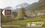 AND-013 TARJETA DE ANDORRA DEL VALL SERRAT SERIE 00416 - Andorre