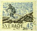 Sweden 1967 Floating Logs 45ore - Used - Usados