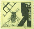 Sweden 1971 Windmills 75ore - Used - Oblitérés