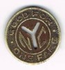 Moneda NEW YORK, One Fare. Transit Authority. Token. Jeton - Profesionales/De Sociedad