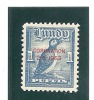 Lundy Island 1953 Coronation 1 P Blue  Overprint Wrong Color Red MNH Aitchison Catalogue # 88 Air Mail - Local Issues