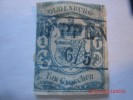 OLDENBURG, SCOTT# 13, 1g GRAY BLUE, USED - Oldenbourg