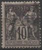 # Francia Francobollo Usato / Used - Nr. Yvert & Tellier  103 - 1898-1900 Sage (Type III)