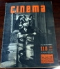 CINEMA - 2 NUMERI DI  "CINEMA" RIVISTA MENSILE DI CINEMATOGRAFO 1940-1941 - Erstauflagen