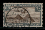 EGYPT / 1933 / AIRMAIL / AIRPLANE / HANDLEY PAGE H.P.42 OVER PYRAMIDS / POST MARK / TANTA / VF USED . - Usados