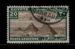 EGYPT / 1933 / AIRMAIL / AIRPLANE / HANDLEY PAGE H.P.42 OVER PYRAMIDS / QABBARI / VF USED . - Gebruikt