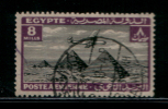 EGYPT / 1933 / AIRMAIL / AIRPLANE / HANDLEY PAGE H.P.42 OVER PYRAMIDS / POST MARK / KAFR EL SHIKH  / VF USED . - Gebraucht