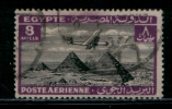 EGYPT / 1933 / AIRMAIL / AIRPLANE / HANDLEY PAGE H.P.42 OVER PYRAMIDS / POST MARK / TANTAH / VF USED . - Oblitérés