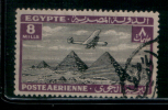 EGYPT / 1933 / AIRMAIL / AIRPLANE / HANDLEY PAGE H.P.42 OVER PYRAMIDS / POST MARK / TANTA / VF USED . - Oblitérés