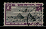 EGYPT / 1933 / AIRMAIL / AIRPLANE / HANDLEY PAGE H.P.42 OVER PYRAMIDS / POST MARK / PORT SAID / VF USED . - Gebraucht