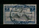 EGYPT / 1933 / AIRMAIL / AIRPLANE / HANDLEY PAGE H.P.42 OVER PYRAMIDS / POST MARK / BASHBISH / VF USED . - Usados