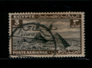 EGYPT / 1933 / AIRMAIL / AIRPLANE / HANDLEY PAGE H.P.42 OVER PYRAMIDS / POST MARK / SIDI GABER / VF USED . - Gebruikt