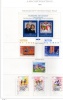 LIECHTENSTEIN 1992  FULL YEAR  ANNATA COMPLETA  MNH MONTATA SU FOGLI MARINI GUARDARE LE SCANSIONI GRAZIE - Full Years