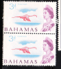 Bahamas 1965 Flamingo 3p Blk Of 2 MNH - 1963-1973 Autonomia Interna