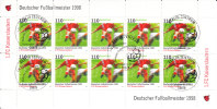 Duitsland-Bund, Nr 2010, Deutscher Fussbalmeister FC Kaiserslautern, Kleinbogen - Famous Clubs