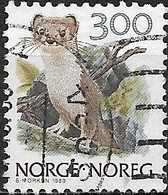 NORWAY 1988 Wildlife - 3k - Stoat FU - Used Stamps