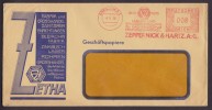 Germany Deutsches Reich ZETHA ZEPPERNICK & HARTZ Meter Stamp Slogan DRESDEN Cover 1939 Geschäftspiere - Frankeermachines (EMA)