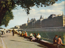 Paris - Les Bords De La Seine - Quai De La Mégisserie Et Palais De Justice - La Seine Et Ses Bords