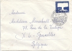 Lettre, Timbre Europa, Oblitération Spéciale Monheim/Rhld. - 25.11.57 - Covers & Documents