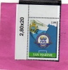 REPUBBLICA DI SAN MARINO 2004 CENTENARIO DELLA FIFA CENTENARY € 2,80 MNH - Ungebraucht