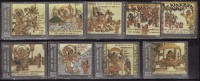 India 2008 Used, 9 Diff., Jayadeva And Geeagovinda, Mythology - Used Stamps