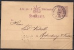 Württemberg - 1882 - Michel N° P 26 - Postal  Stationery