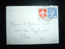 LETTRE MIGNONNETTE TYPE MARIANNE DE MULLER 20 F +BLASON LILLE 5 F OBL.6-I-1959 RIEUX (60 OISE) PREMIER JOUR TARIF A 25 F - 1955-1961 Marianne Van Muller