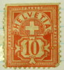 Switzerland 1882 Numeral 10c - Mint Hinged - Neufs