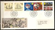 Grande-Bretagne 1992 N° 1619 / 23 ** FDC, Premier Jour, Europa, Christophe Colomb, JO, Régate, Débarquement En Amérique - 1991-2000 Decimal Issues