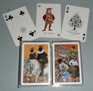 Rare Boite De 2 Jeux De 54 Cartes D'Espagne Corrida Avec Joker Et As De Pique, Ace Of Spade - Recordatorios