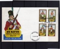 NEVIS 1983 SOLDIERS FDC - St.Kitts Und Nevis ( 1983-...)