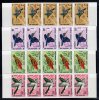 COMORES - N° 41 / 44 ** NON DENTELE X4  (1967) Oiseaux - Unused Stamps