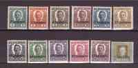 ITALY 1918 Occupation Of Friuli And Veneto  Uncompleted Set  Sassone Cat N° 20/22+25/33 Mint Hinged 23-24 Missing - Austrian Occupation