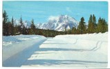 USA, Winter In The Tetons, Wyoming, 1959 Used Postcard [P8111] - Other & Unclassified