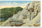 USA, Pulpit Terrace, Yellowstone National Park, 1959 Used Postcard [P8114] - USA Nationale Parken