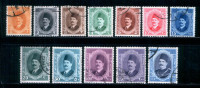 EGYPT / 1923 / KING FUAD I / COMPLETE SET / VF USED / 3 SCANS. - Usados