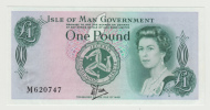 Isle Of Man 1 Pound 1983 AUNC++ P 38 - 1 Pond