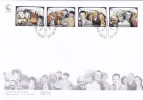 Norway FDC Mi 1726-1729 Serie 50 Years Television In Norway - 2010 - FDC