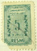 Turkey 1962 Official Stamp 5k - Used - Dienstzegels