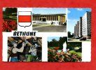 Carte De BETHUNE(Multiples Vues) Se Dépliant(21,5x9cm)-Voir Les Autres Photos(Automobiles,ouvriers) - Bethune