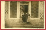 CPA CARTE PHOTO Une BUVETTE Non Située - Cafés